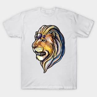 watercolor drawing "amethyst lion" T-Shirt